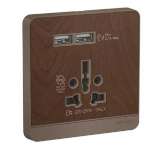 Ổ cắm đa năng kèm sạc USB E8342616USB_WD